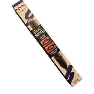 NYX Dazed & Diffused Blurring Lipstick - Twisted, Bold Dark Purple, NWT In Box